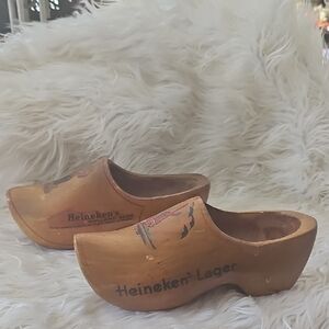 Brown Wooden Clogs